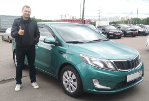 KIA RIO 2012 года выпуска, комплектация Prestige