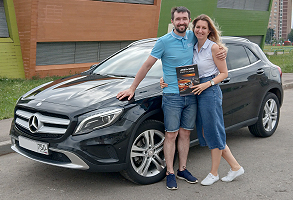 МБ GLA 250 4 matic 2.0, 2015 года выпуска, 56 000 км пробег