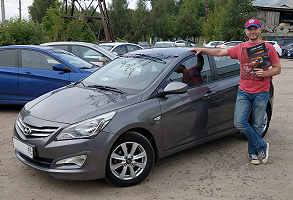 Hyundai Solaris, 2015 г.в., 1.6A, 42 000 км пробег